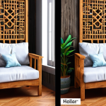 Okay, here are two image prompts based on the Vietnamese text, suitable for SD, and focused on optimizing living spaces with multi-functional furniture: